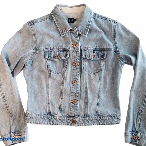 GAP Jackets & Blazers - GAP Light Wash Denim Jacket